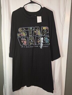 Star Wars Mad Engine Men's Graphic T-Shirt Black 5XL Retro Comic Art Big & Tall